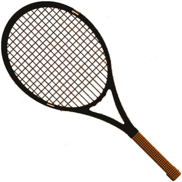 Tennis - Halftone Thumbnail